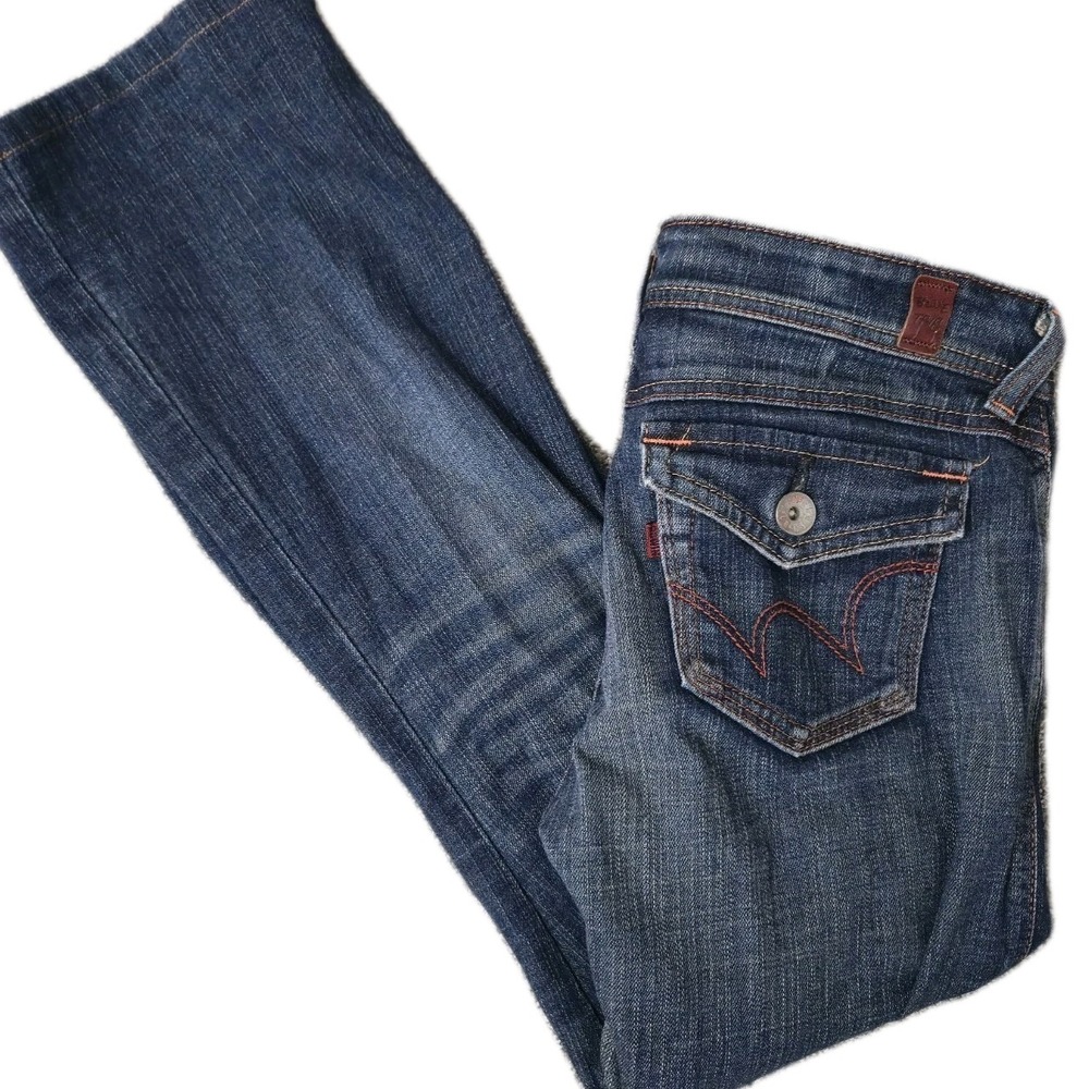 Edwin 503 Blue Trip Denim Jeans Pants Selvedge Size 30 Japan Flap Pockets